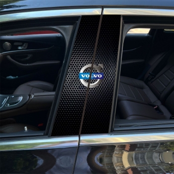 Naklejki na słupek drzwi Różne Marki komplet dwie strony OKAZJA -70%